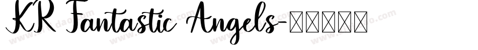 KR Fantastic Angels字体转换
